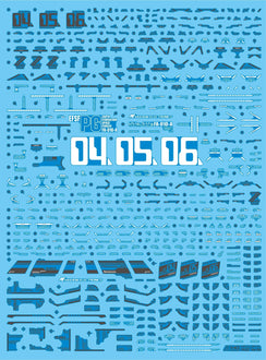 Delpi Water Decal For MG FAZZ Ver. Ka (Gray)