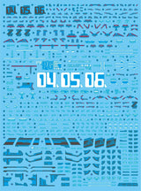 Delpi Water Decal For MG FAZZ Ver. Ka (Red)