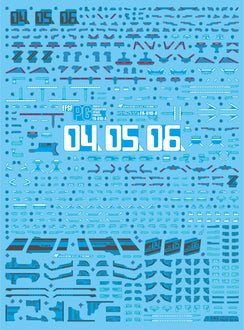 Delpi Water Decal For MG FAZZ Ver. Ka (Red)