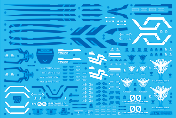 Delpi Water Decal Delpi Ver. For PG 00 Raiser - A-Z Toy Hobby