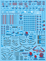 Delpi Water Decal For Mega Size Unicorn - A-Z Toy Hobby