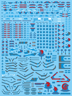 Delpi Water Decal For Mega Size Unicorn - A-Z Toy Hobby