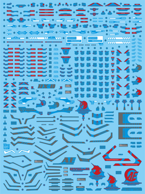 Delpi Water Decal For Mega Size Unicorn - A-Z Toy Hobby