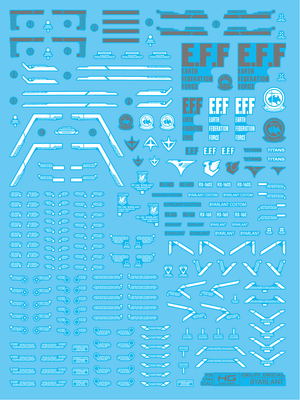 Delpi Water Decal For HG Byarlant - A-Z Toy Hobby