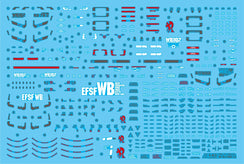 Delpi Water Decal For MG RX-78-2 3.0 - A-Z Toy Hobby