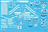 Delpi Water Decal For Mega Size Zaku - A-Z Toy Hobby