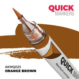 AK Interactive AKMQ023 Quick Markers Orange Brown