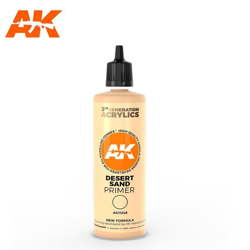 AK Interactive AK11248 3G Desert Sand Primer Paint 100ml - A-Z Toy Hobby