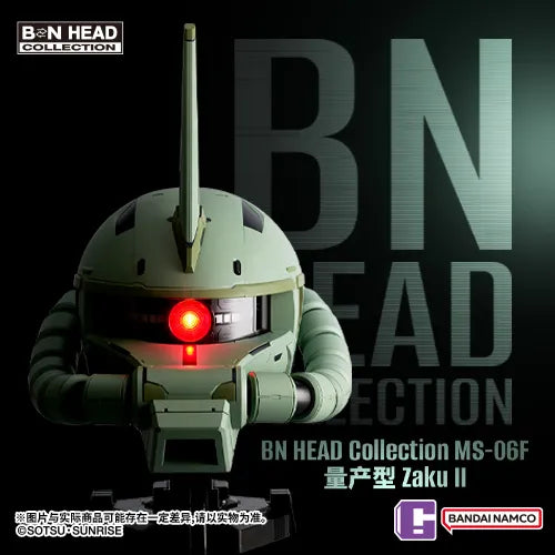 Bandai MS-06F Zaku II BNESH Head Collection