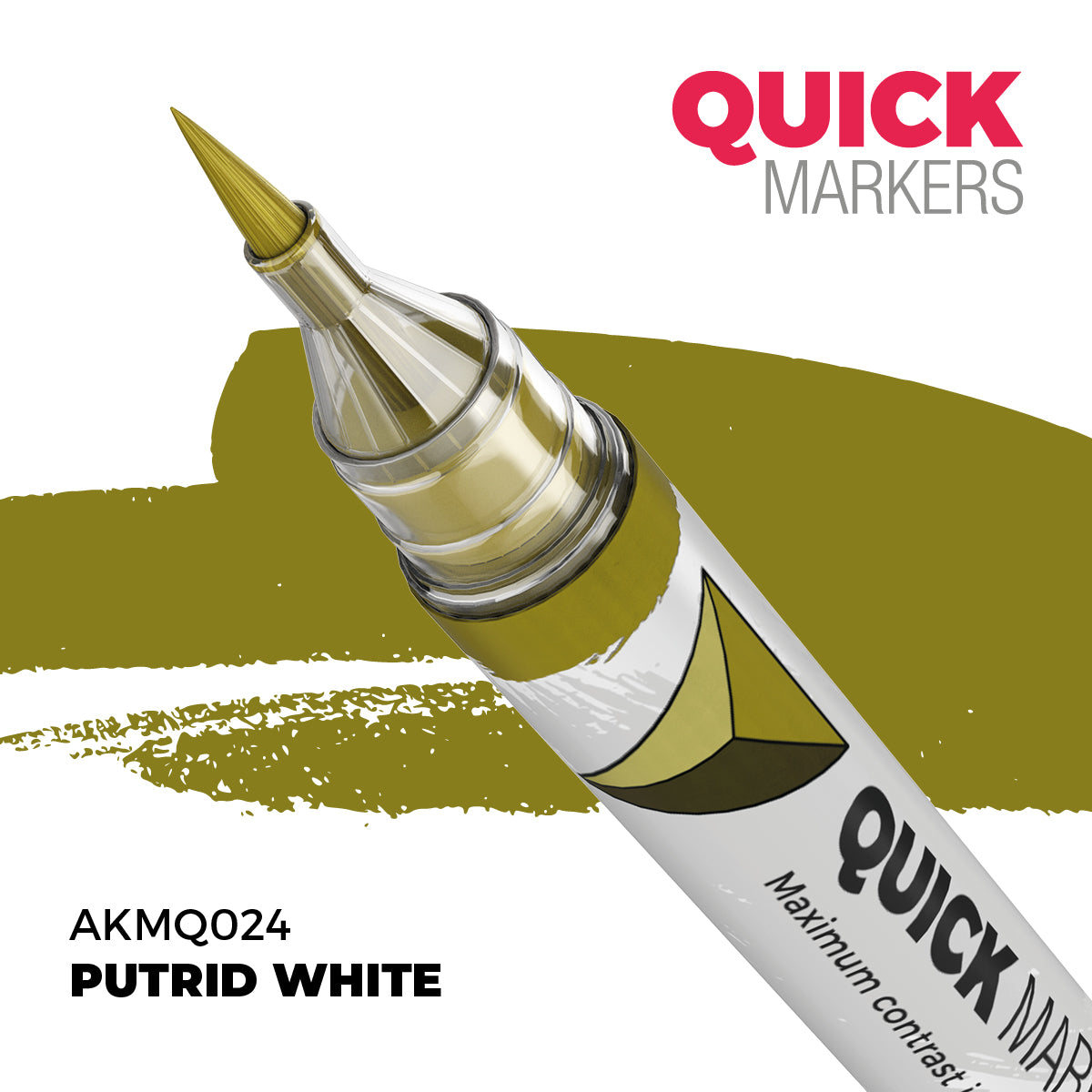 AK Interactive AKMQ024 Quick Markers Putrid White