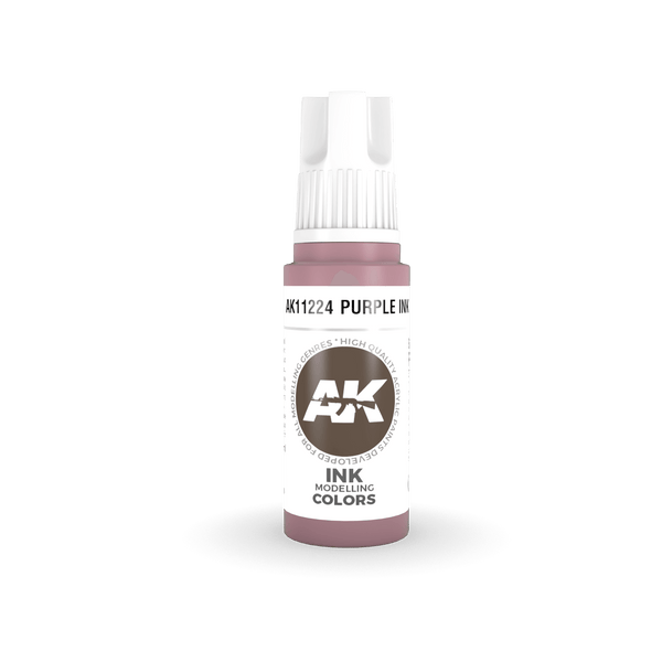 AK Interactive AK11224 3G Purple Ink Acrylic Paint 17ml - A-Z Toy Hobby