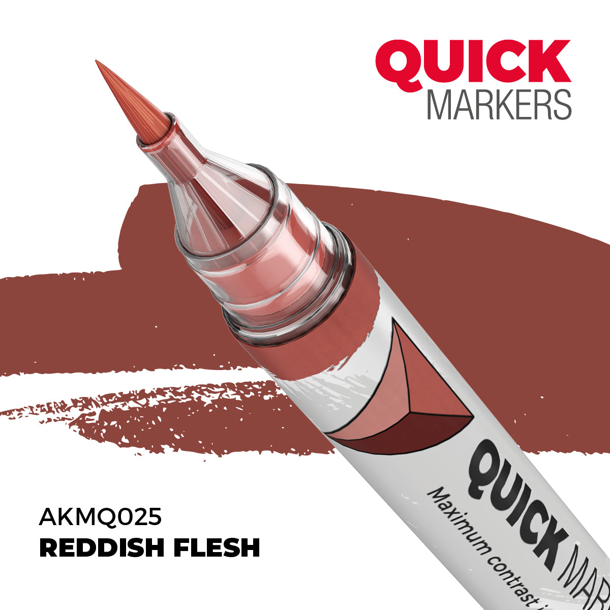 AK Interactive AKMQ025 Quick Markers Reddish Flesh
