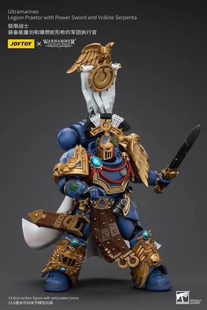 Joy Toy Warhammer Ultramarines Legion Praetor with Power Sword and Volkite Serpenta 1/18 Action Figure - A-Z Toy Hobby