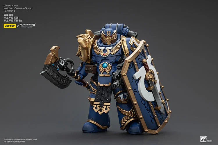 Joy Toy Warhammer Ultramarines Invictarus Suzerain Squad Suzerain 1 1/18 Action Figure - A-Z Toy Hobby