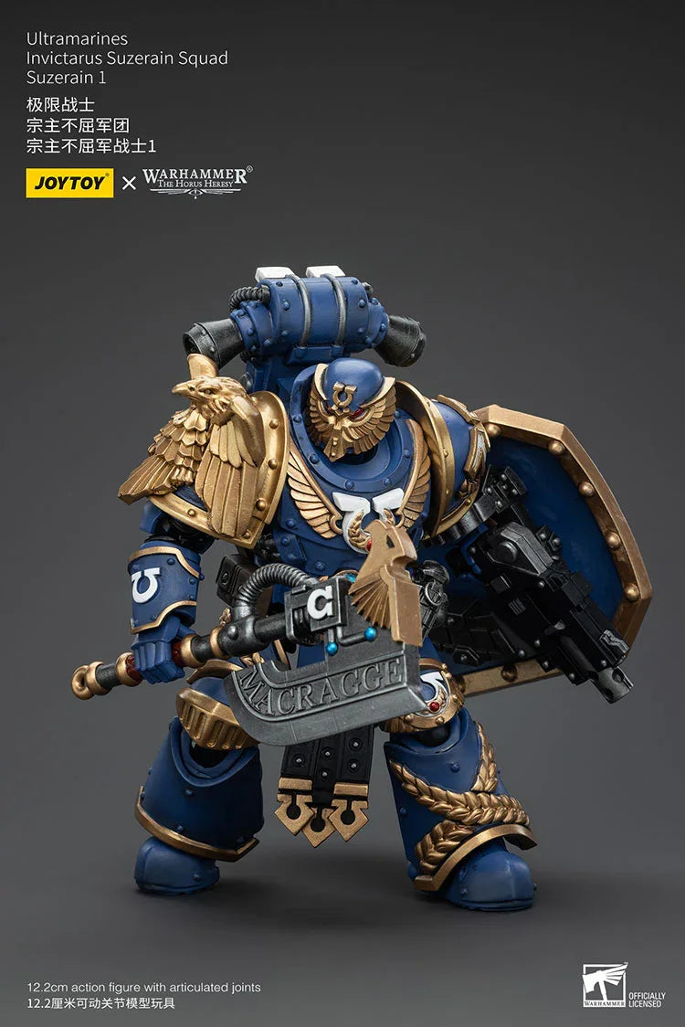 Joy Toy Warhammer Ultramarines Invictarus Suzerain Squad Suzerain 1 1/18 Action Figure - A-Z Toy Hobby