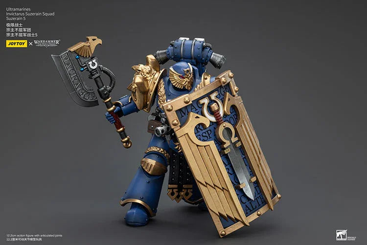 Joy Toy Warhammer Ultramarines Invictarus Suzerain Squad Suzerain 5 1/18 Action Figure - A-Z Toy Hobby