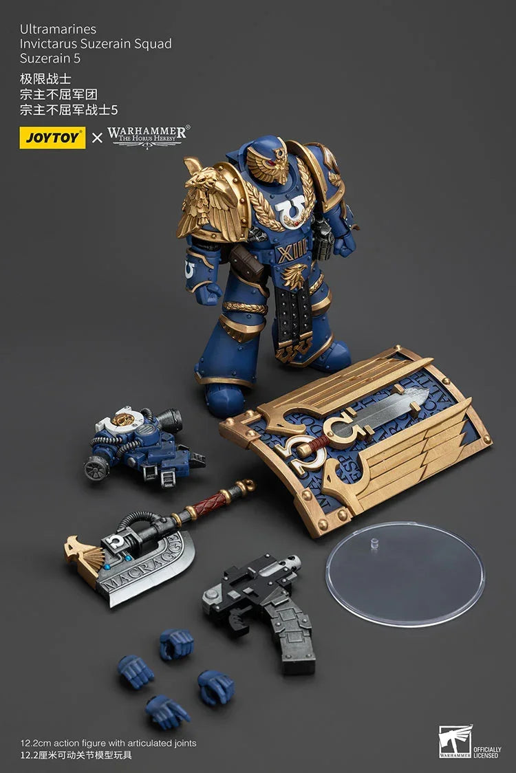 Joy Toy Warhammer Ultramarines Invictarus Suzerain Squad Suzerain 5 1/18 Action Figure - A-Z Toy Hobby