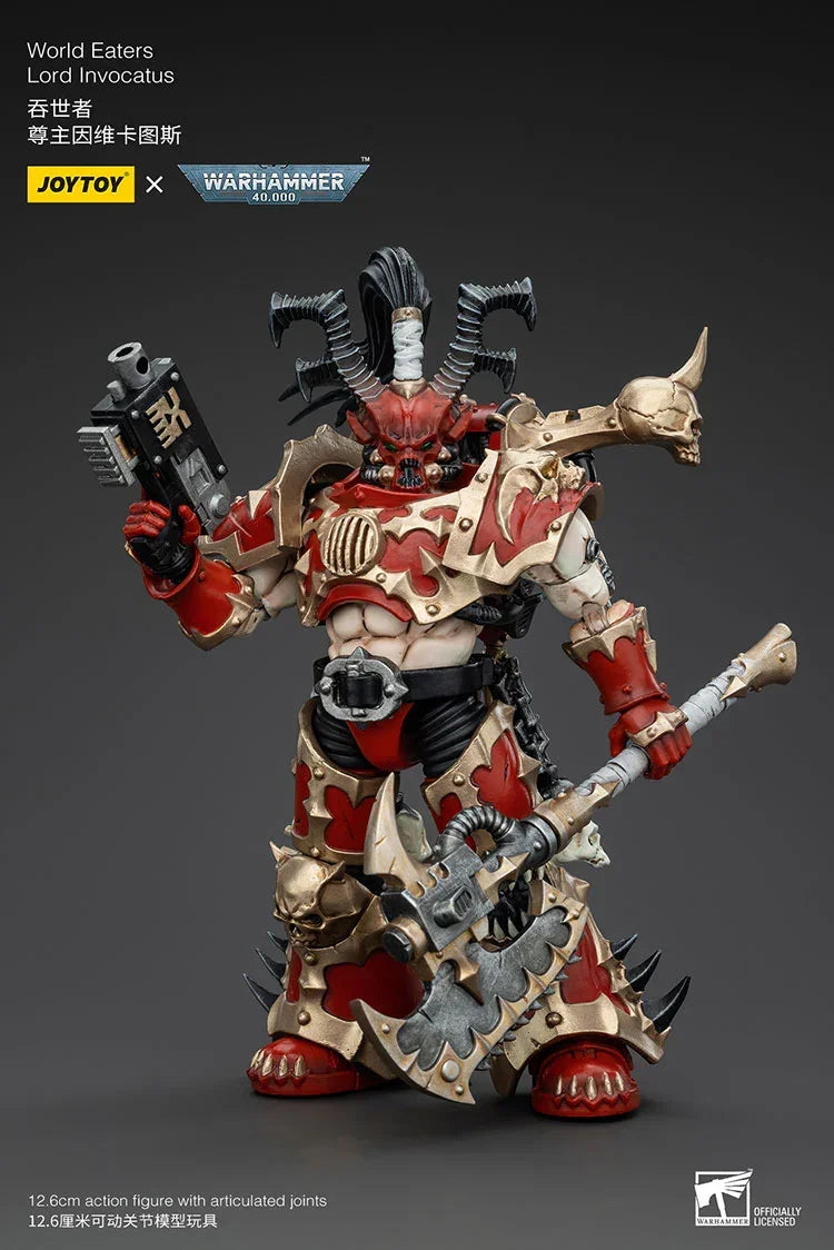 Joy Toy Warhammer World Eaters Lord Invocatus 1/18 Action Figure - A-Z Toy Hobby