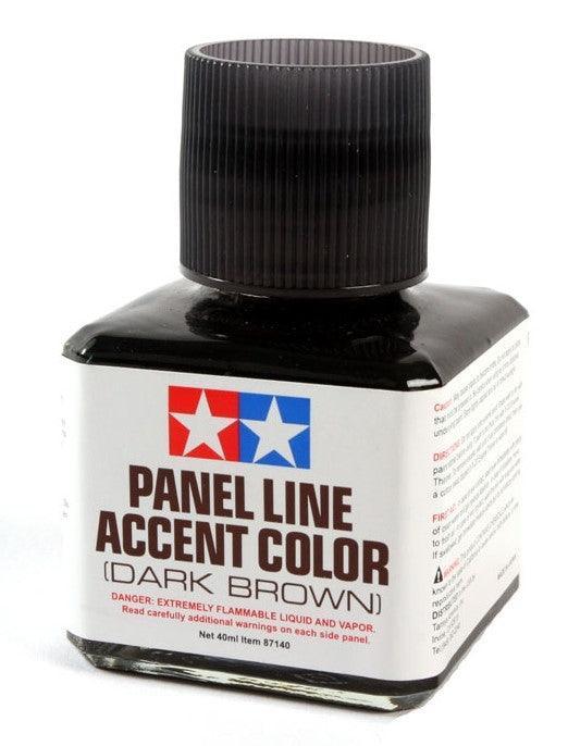 Tamiya 87140 Panel Line Accent Color Dark Brown 40ml TAM87140 - A-Z Toy Hobby