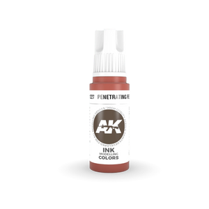 AK Interactive AK11227 3G Penetrating Red Ink Acrylic Paint 17ml - A-Z Toy Hobby