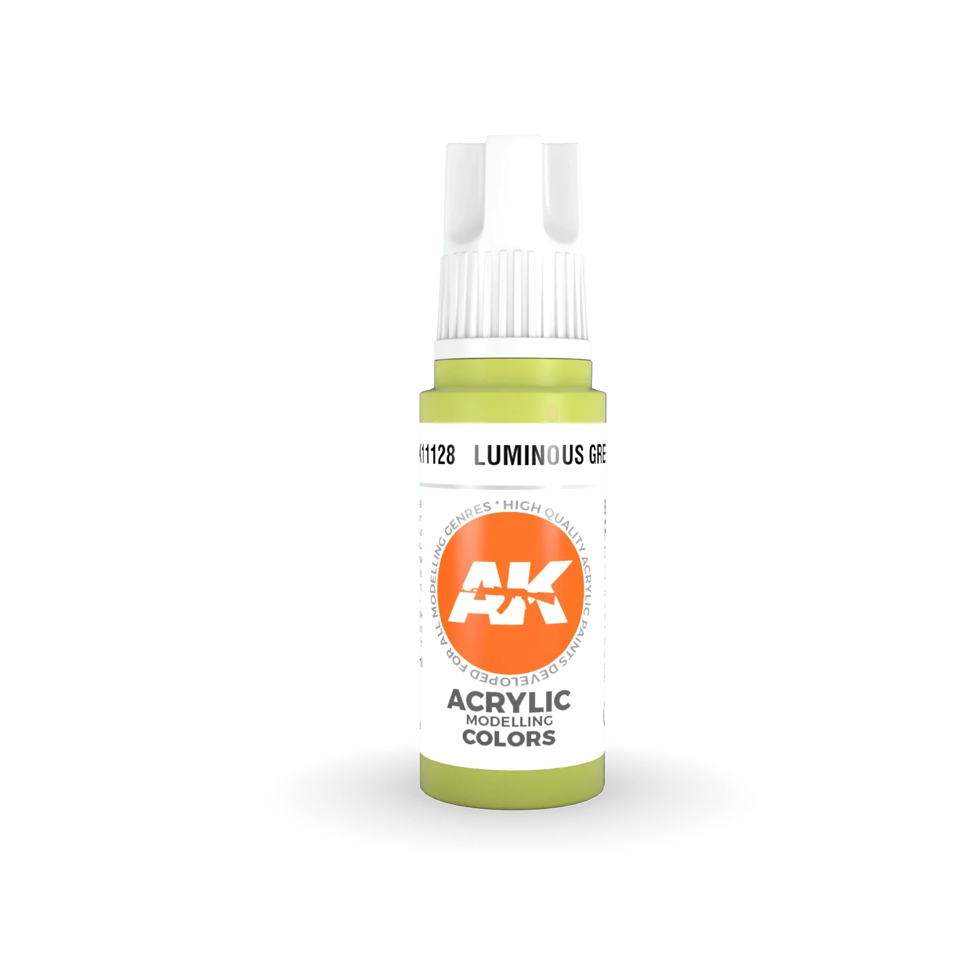 AK Interactive AK11128 3G Luminous Green Acrylic Paint 17ml - A-Z Toy Hobby