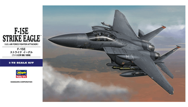 Hasegawa 01569 F-15E Strike Eagle 1/72 Model Kit - A-Z Toy Hobby