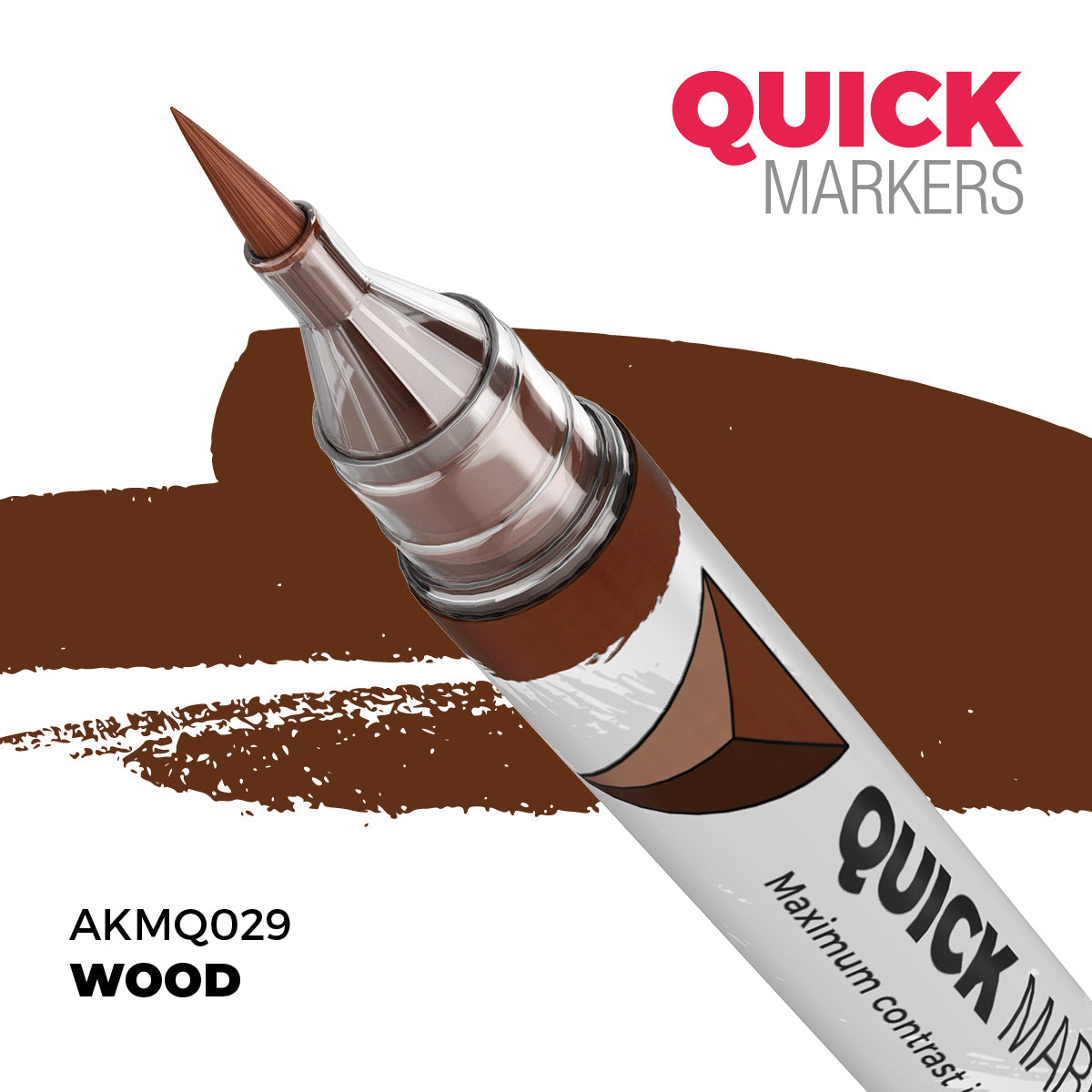AK Interactive AKMQ029 Quick Markers Wood