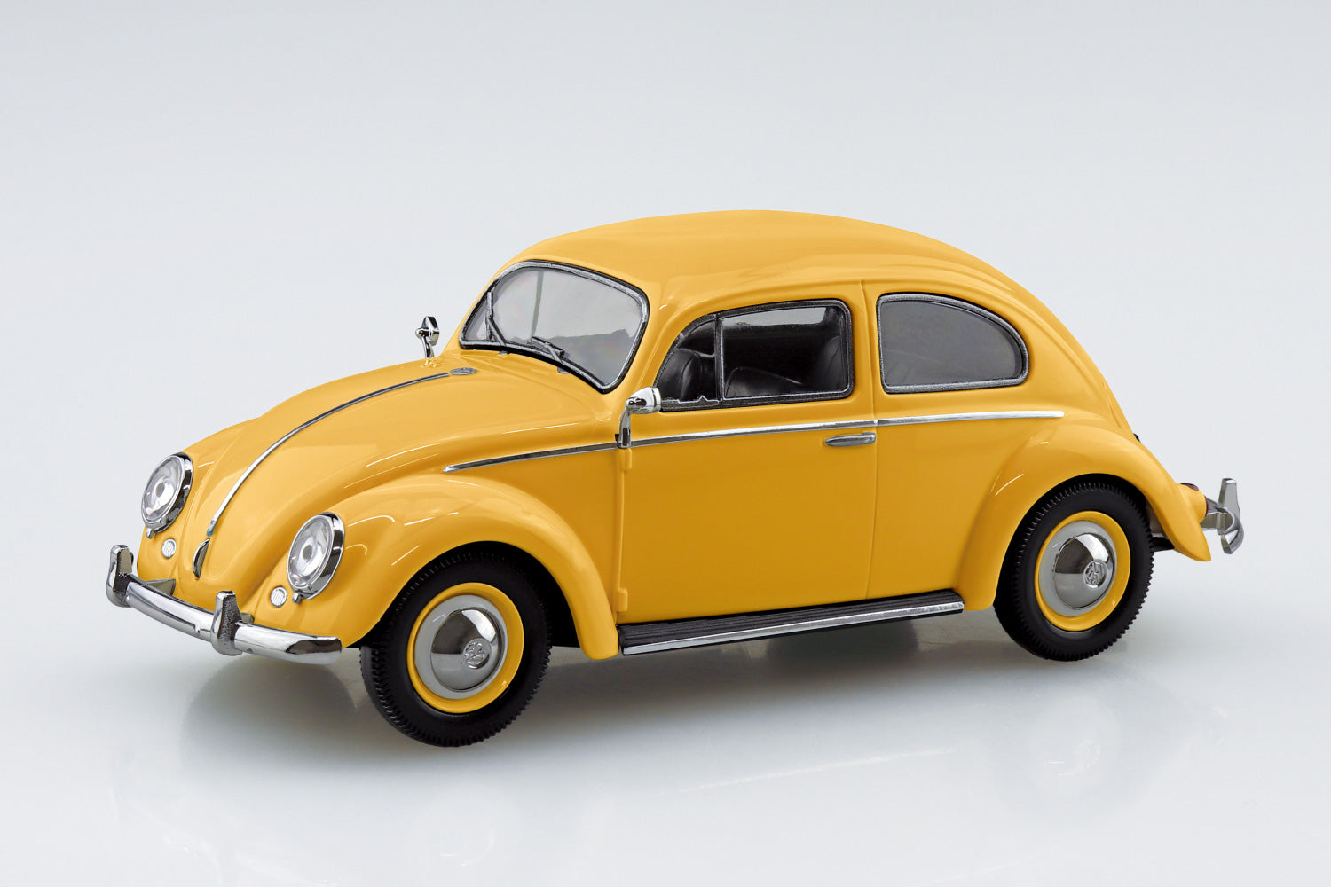 Aoshima Snap Kit 20-PY Volkswagen Beetle (Postal Yellow) 1/32 Model Kit