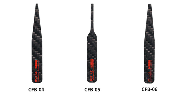 DSPIAE Irregular Carbon Fiber Sanding Stick CFB-S02 (3pcs)