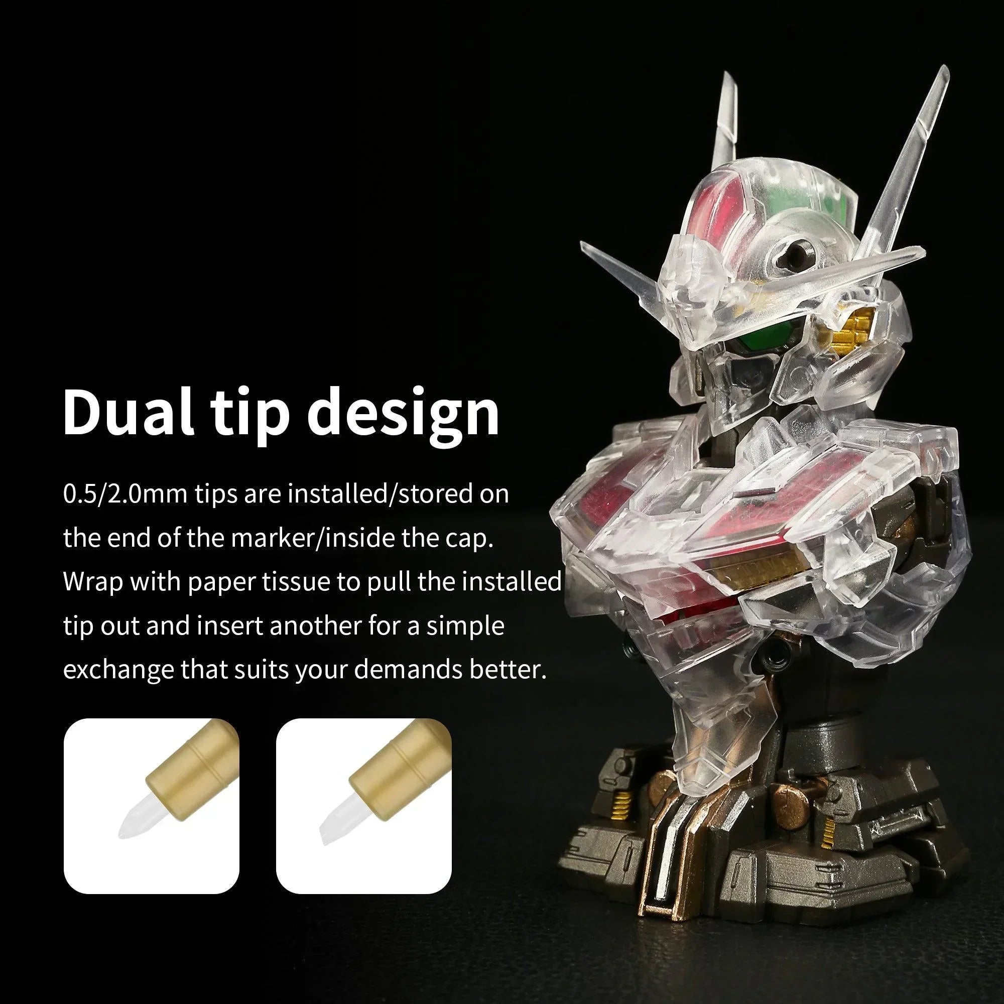 DSPIAE Super Metallic Color Marker Golden MKA-10 - A-Z Toy Hobby