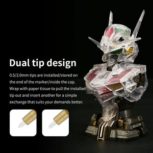 DSPIAE Super Metallic Color Marker Golden MKA-10 - A-Z Toy Hobby