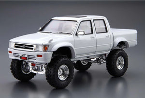 Aoshima 06131 1994 Toyota LN107 Hilux Pickup Double Cab Lift Up 1/24 Model Kit - A-Z Toy Hobby