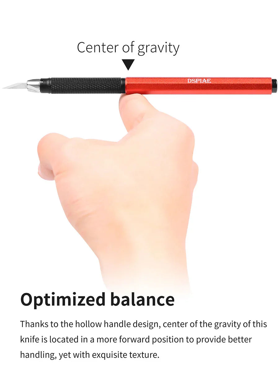DSPIAE Aluminum Alloy Hobby Knife AT-DK - A-Z Toy Hobby