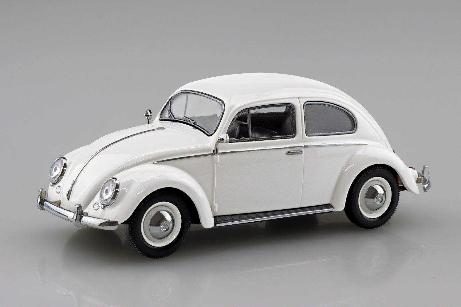 Aoshima Snap Kit 20-PW Volkswagen Beetle (Pearl White) 1/32 Model Kit