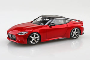 Aoshima Snap Kit 17CU-CR Nissan RZ34 Fairlady Z Custom Wheel (Carmine Red) 1/32 Model Kit - A-Z Toy Hobby