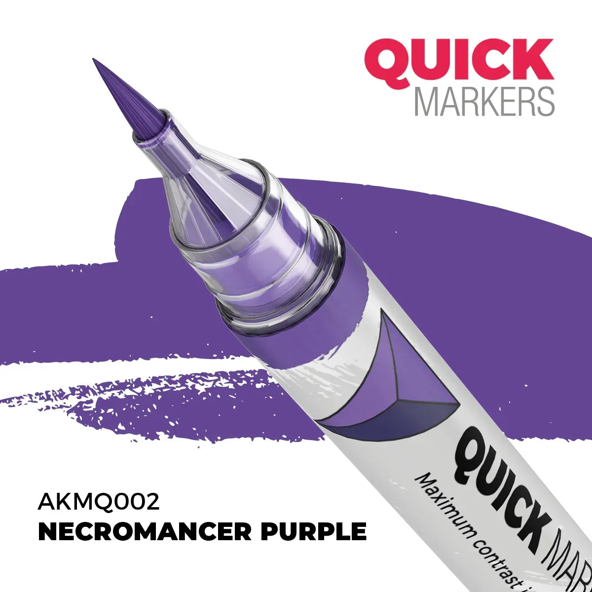 AK Interactive AKMQ002 Quick Markers Necromancer Purple