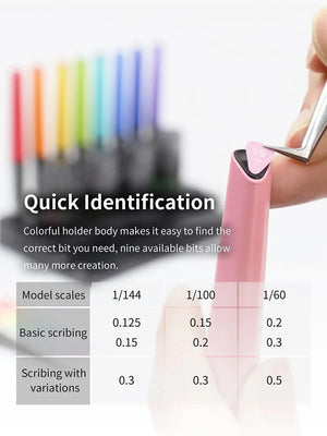 DSPIAE Wing Tungsten Steel Push Broach Chisel YPB - A-Z Toy Hobby