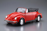 Aoshima 75 1975 Volkswagen 15ADK Beetle 1303S Cabriolet 1/24 Model Kit