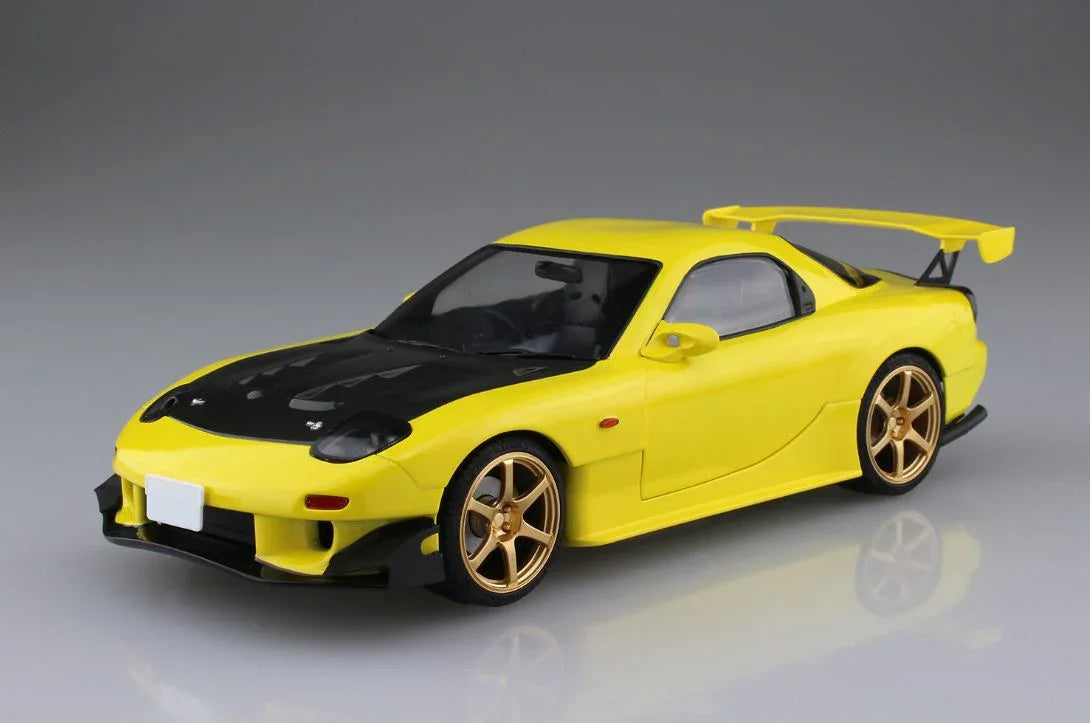 Aoshima 05620 Initial D 8 Takahashi Keisuke FD3S RX-7 Project D Ver. 1/24 Model Kit - A-Z Toy Hobby