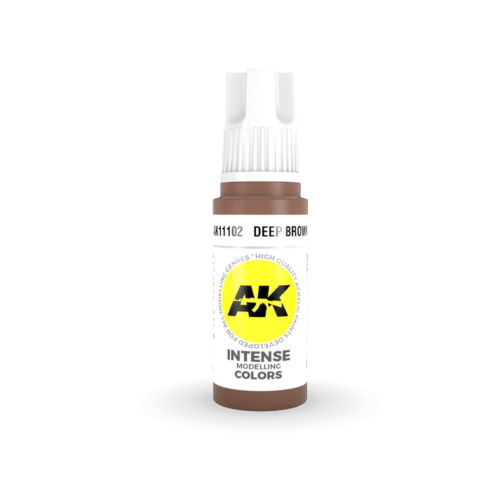 AK Interactive AK11102 3G Deep Brown Acrylic Paint 17ml - A-Z Toy Hobby