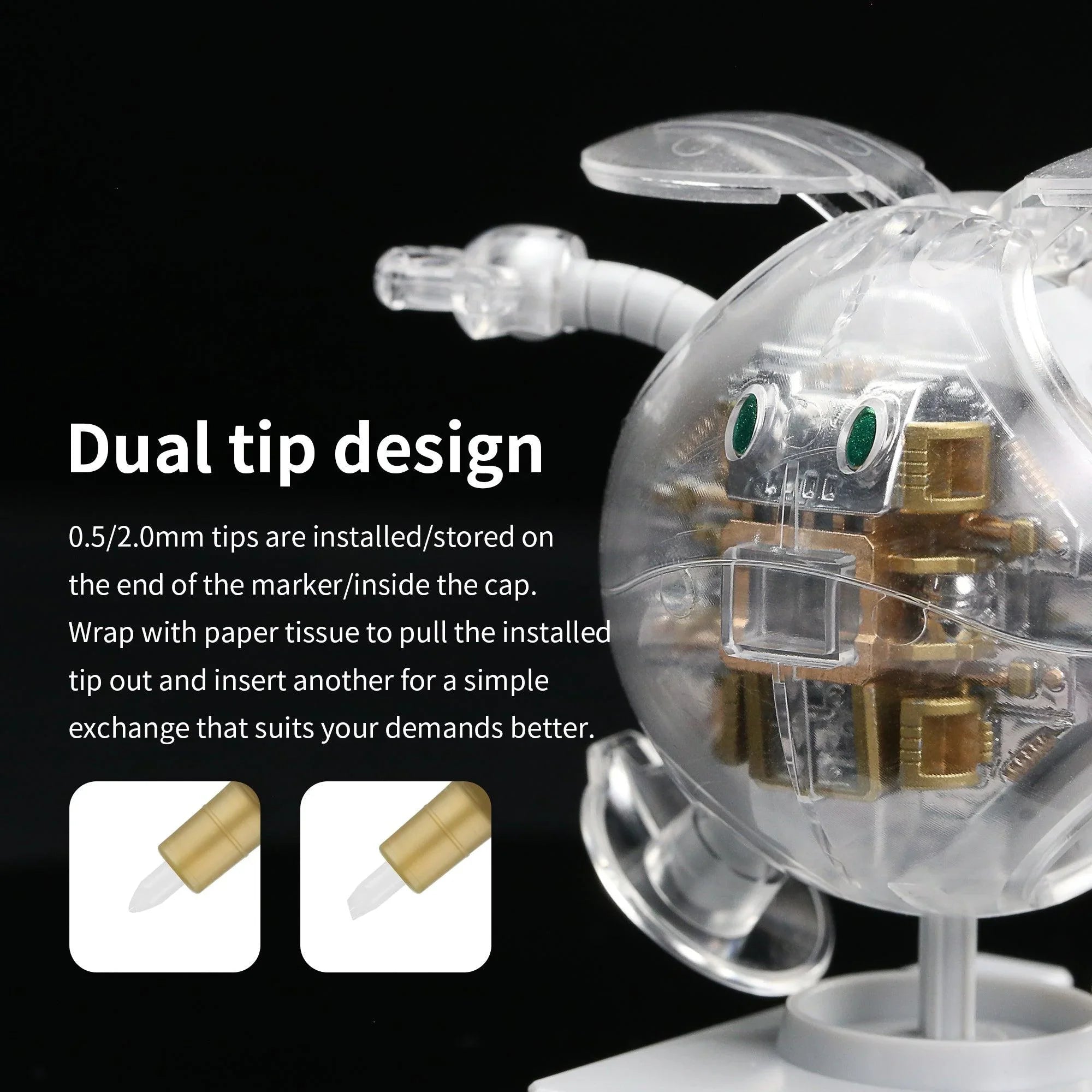 DSPIAE Super Metallic Color Marker Titanium Gold MKS-02 - A-Z Toy Hobby