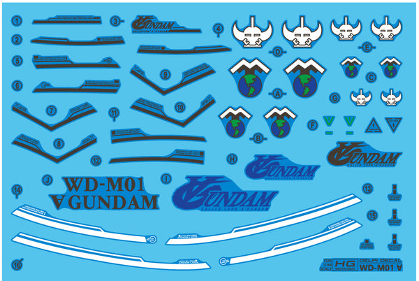 Delpi Water Decal For HG Turn A