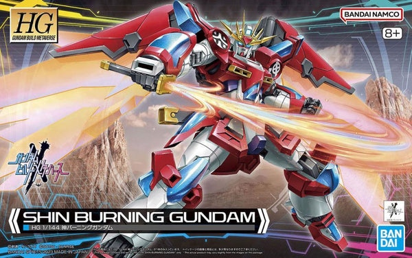 Bandai 04 Shin Burning Gundam HGGBM 1/144 Model Kit - A-Z Toy Hobby