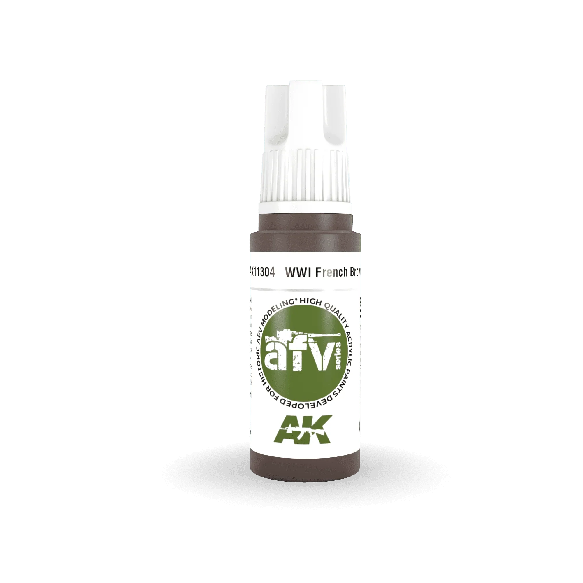 AK Interactive AK11304 3G AFV WWI French Brown Paint 17ml - A-Z Toy Hobby