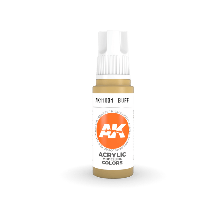 AK Interactive AK11031 3G Buff Acrylic Paint 17ml - A-Z Toy Hobby