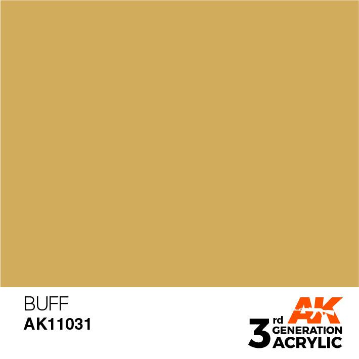 AK Interactive AK11031 3G Buff Acrylic Paint 17ml - A-Z Toy Hobby