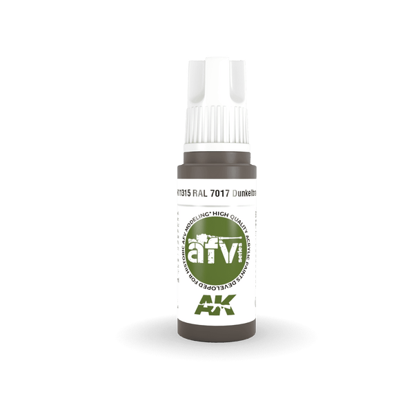 AK Interactive AK11315 3G AFV RAL 7017 Dunkelbraun Paint 17ml