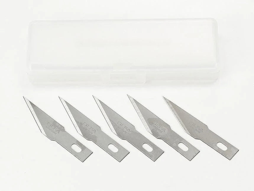 Tamiya 74099 Modeler's Knife Pro Replacement Blade Straight (5pcs) - A-Z Toy Hobby
