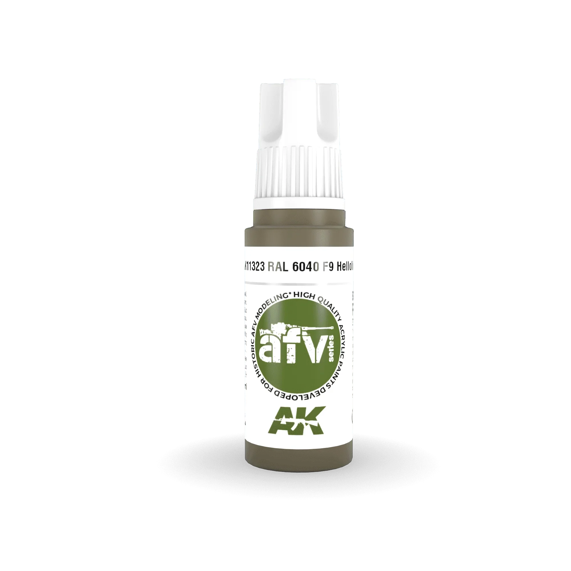 AK Interactive AK11323 3G AFV RAL 6040 F9 Helloliv Paint 17ml - A-Z Toy Hobby