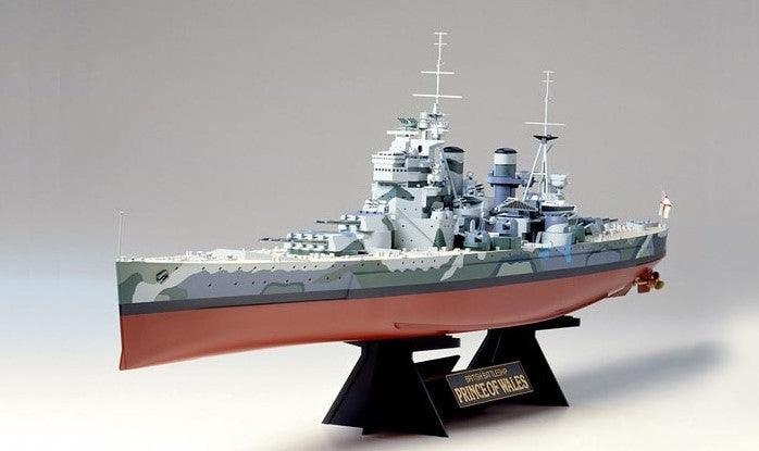 Tamiya 78011 British Battleship Prince Of Wales 1/350 Model Kit TAM78011 - A-Z Toy Hobby